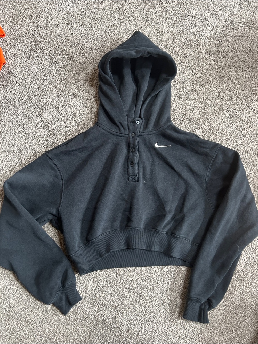 Nike Sportswear Phoenix Fleece
Women's Oversized Cropped Henley Hoodie